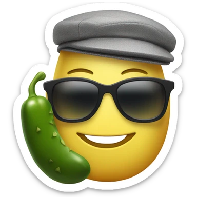 cool pickle sticker