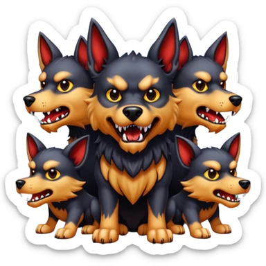 cerberus mythological creatures sticker