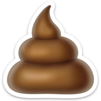 Poop sticker