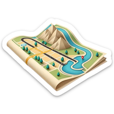 road map sticker