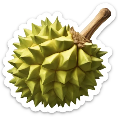Durian fruit sticker