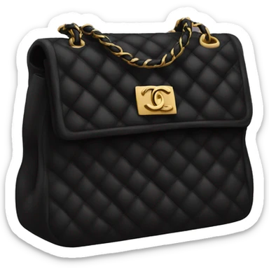 Black Chanel bag  sticker