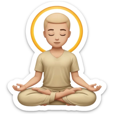 Yoga, wellness, meditación  sticker