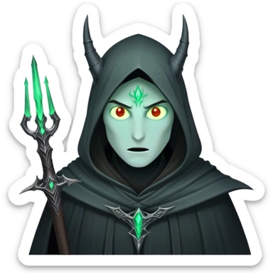 Nazgul glowing eyes sticker