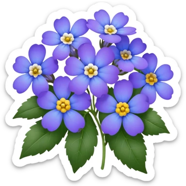 Armenian myosotis (it’s purple) sticker