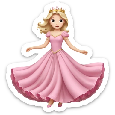 princess dance sticker