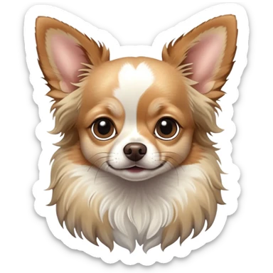 Chihuahua Merle longhair  sticker