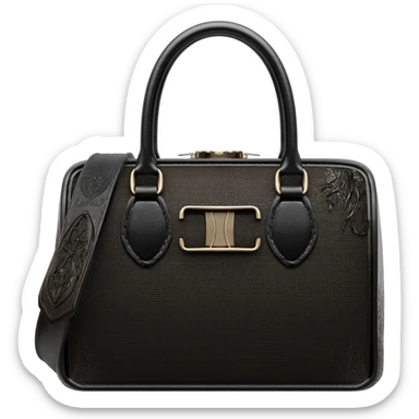 Ultra realistic whimsigothic dolce and Gabbana bag, 3d rendering, 8k sticker