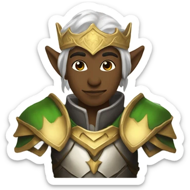 Elf paladin sticker