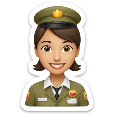 fast food restaurant cashier sticker