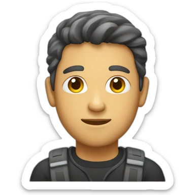 a person who is also a screen sticker