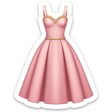 HD quality couture dress pink sticker
