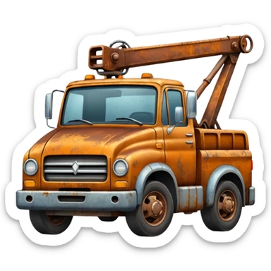 tow truck sticker