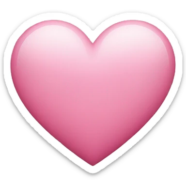 pink heart sticker