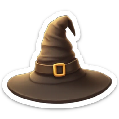 witch hat sticker