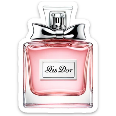 Miss dior perfume sticker