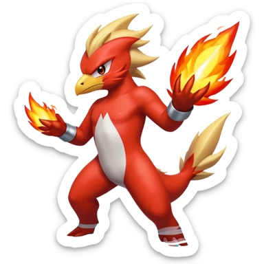 Blaziken-Inteleon-fusion sticker