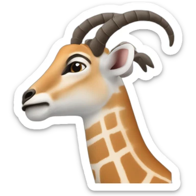 contraction musculaire chez un gazelle sticker