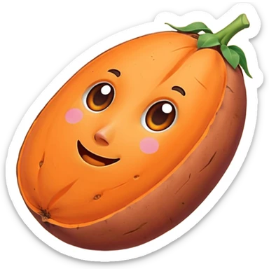 sweet potato sticker