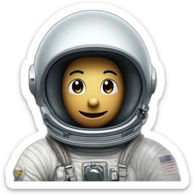 micky mouse astronaught sticker