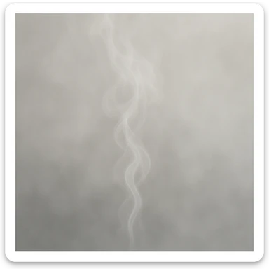 thin white steam, faint fog, subtle and light, atmospheric haze sticker