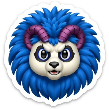L.a. rams  mascot rampage sticker