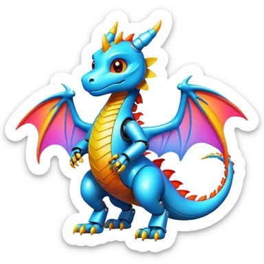 "Dutch Angel Dragon"-Protogen-Primagen-Hybrid-fusion  sticker