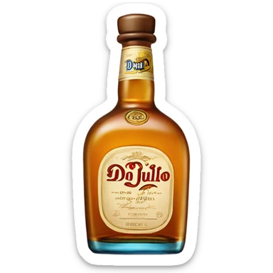 Don julio alcohol bottle  sticker