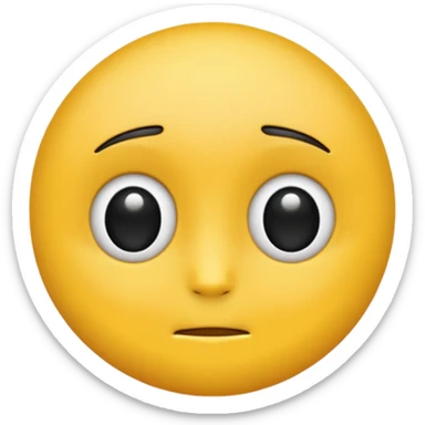 yellow emoji side eyeing sticker