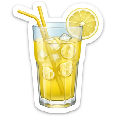 lemonade with ice sticker