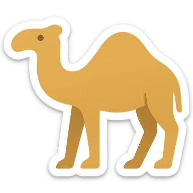 Camel sticker