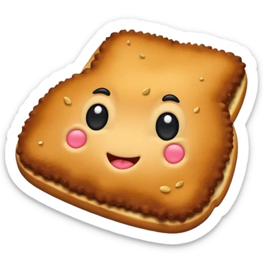 Lil black schnitzel  bits sticker