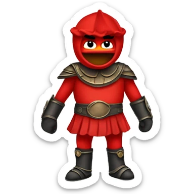 elmo gladiador sticker