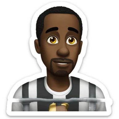 P diddy in jail  sticker