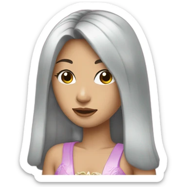 music-Asian-princess sticker