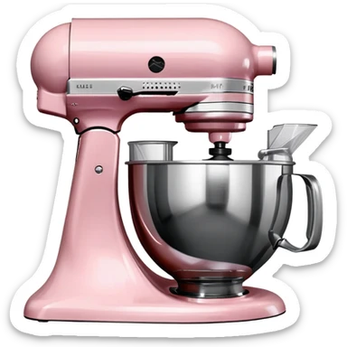 Pale Pink Planetary Mixer sticker