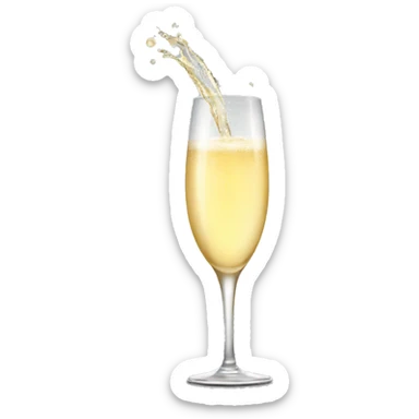 champagne sticker