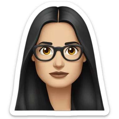 Demi Moore serious sticker