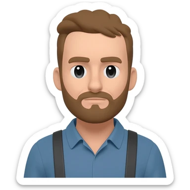 disabled man sticker