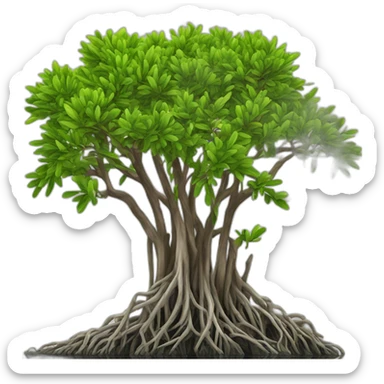 Mangrove, ultra high resolution sticker
