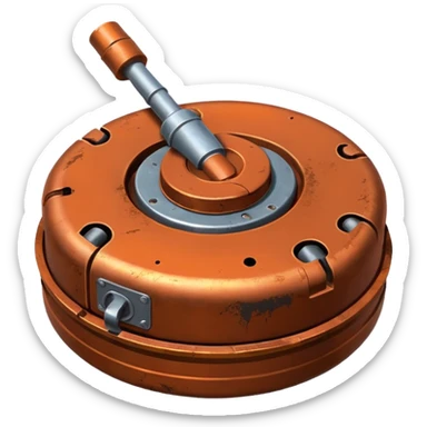 Make a landmine sticker