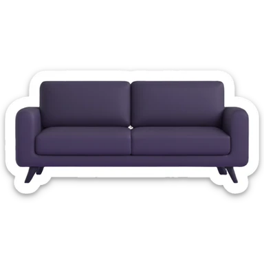 minimalist modern sofa sticker