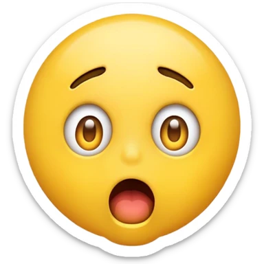 flabbergasted emoji sticker