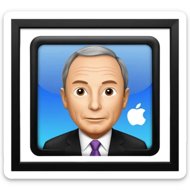 black bloomberg news sticker