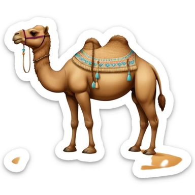 an arabic camel sticker