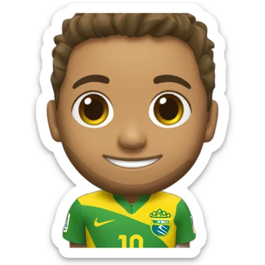 Neymar jr jersay Brasil sticker