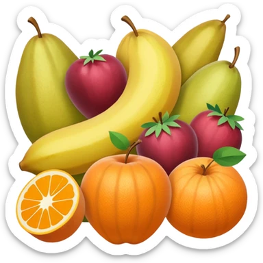 generate an image for fruits basket sticker