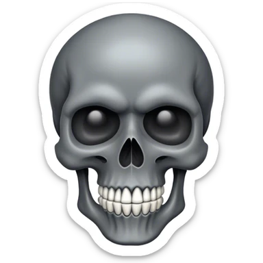 Cool skull sticker