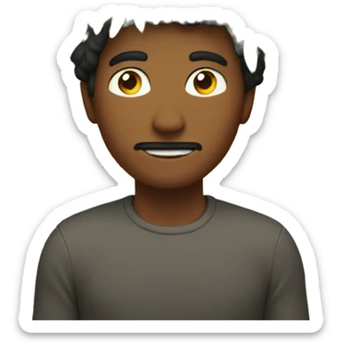 man inside of a bush sticker