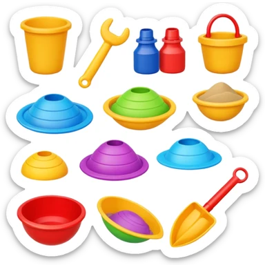 sand toys sticker